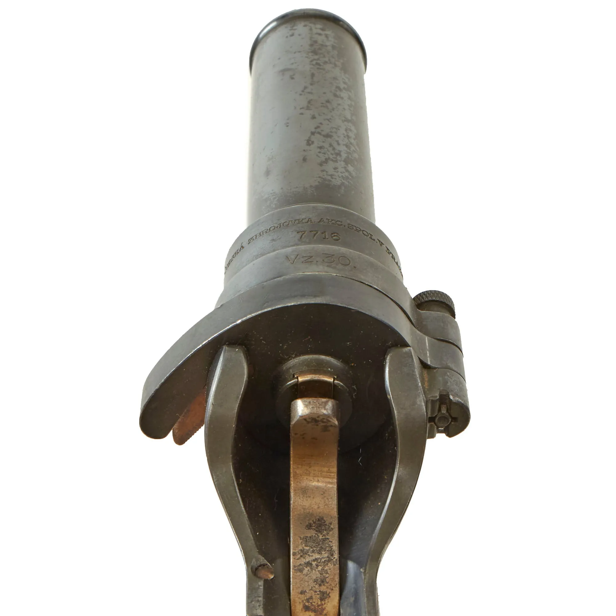 Original Czech Pre-WWII Vz.30 Signal Flare Pistol dated 1937 - Serial 7716