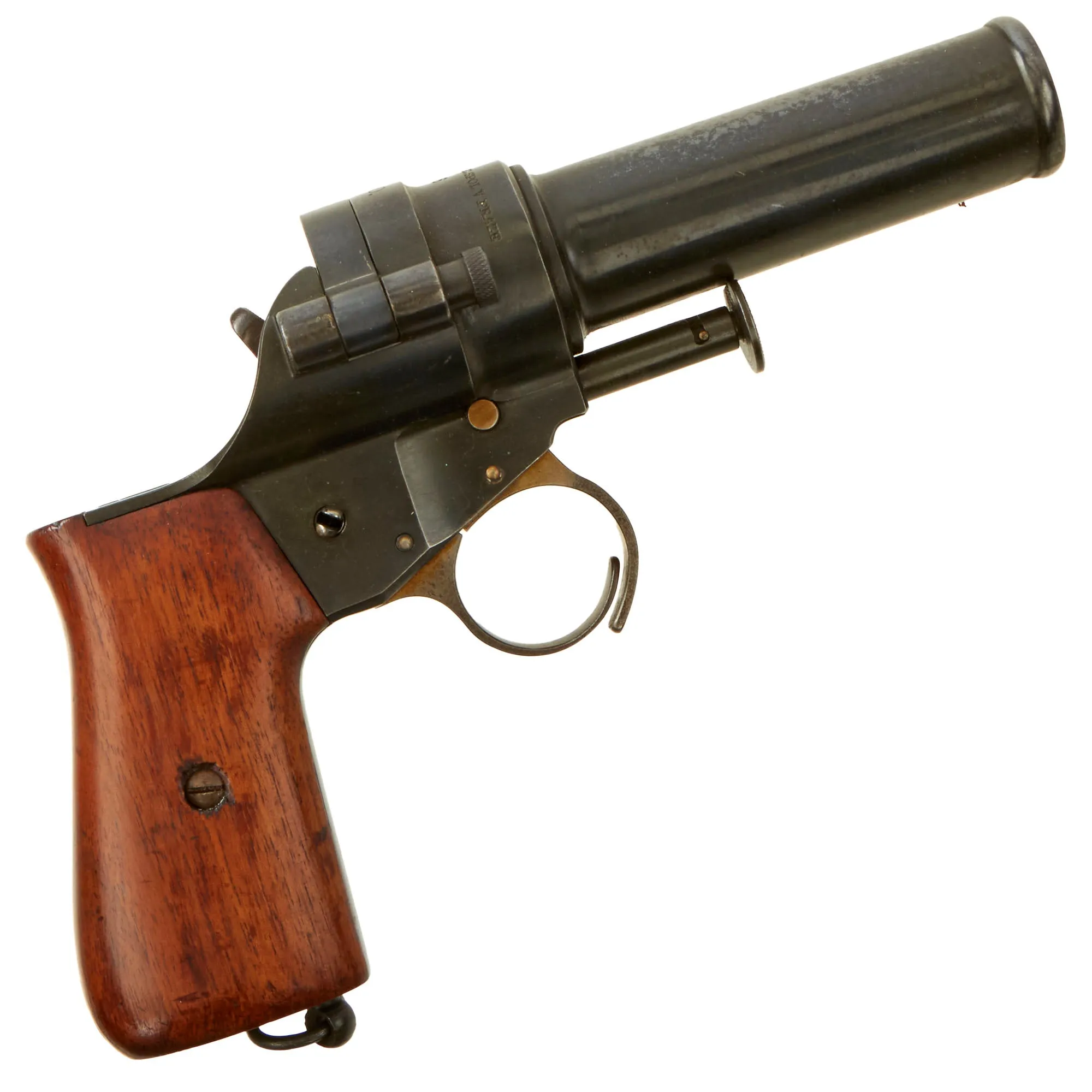 Original Czech Pre-WWII Vz.30 Signal Flare Pistol dated 1937 - Serial 7716