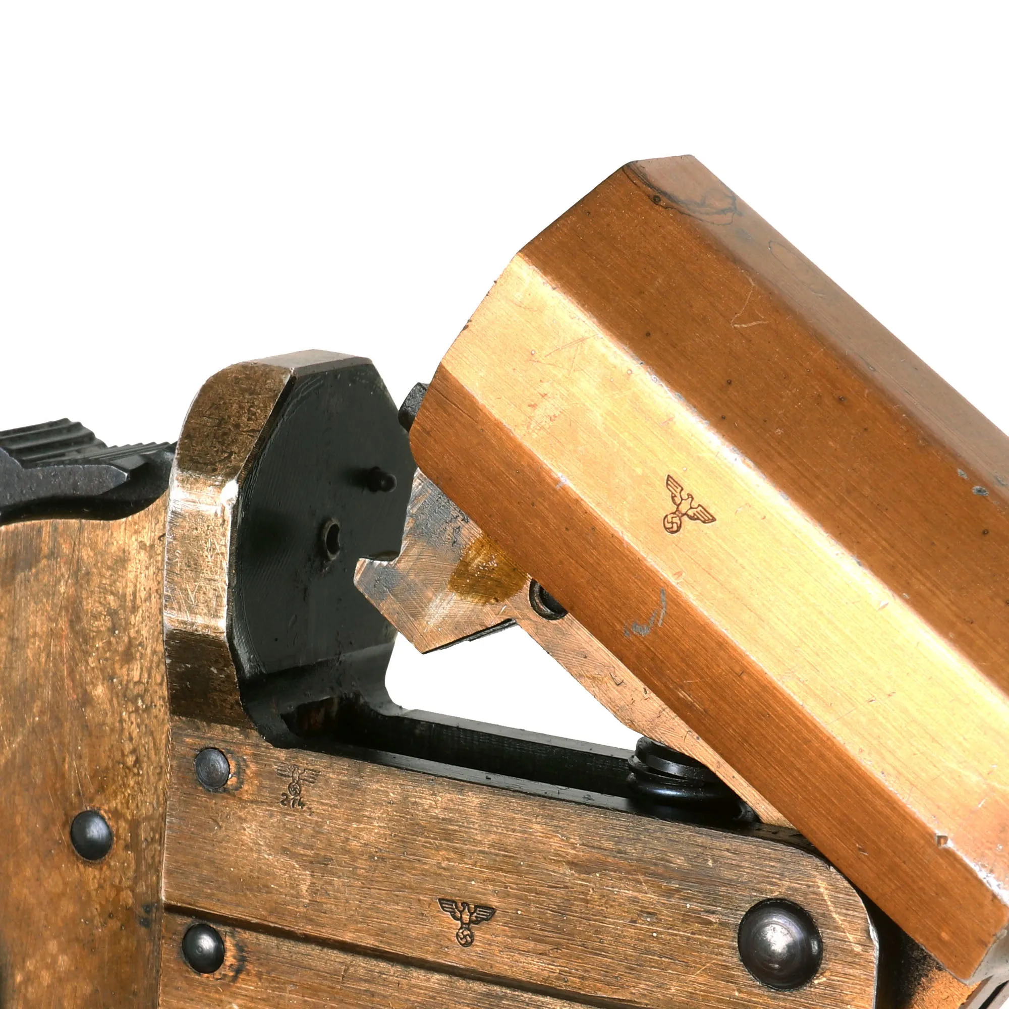 Original German WWII 1943 Dated Leuchtpistole 34 Heer Signal Flare Pistol by Bernhard Berghaus - Serial 9383