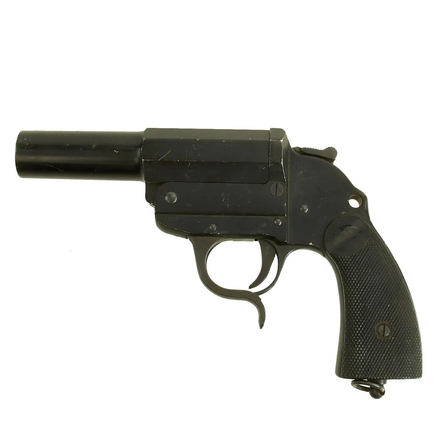Original German WWII 41 dated Leuchtpistole 34 Heer Signal Flare Pistol by Bernhard Berghaus - Serial 2309