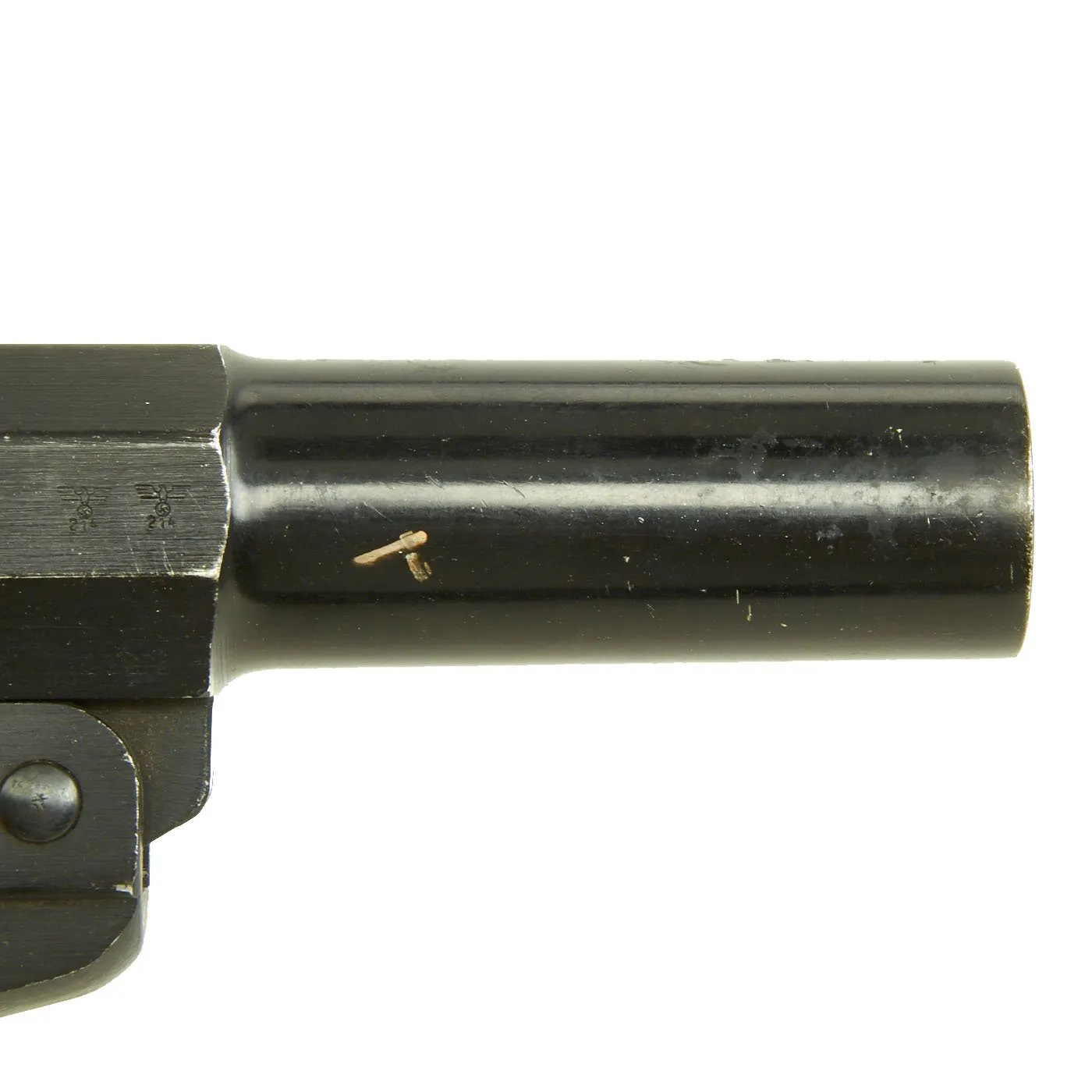 Original German WWII 41 dated Leuchtpistole 34 Heer Signal Flare Pistol by Bernhard Berghaus - Serial 2309