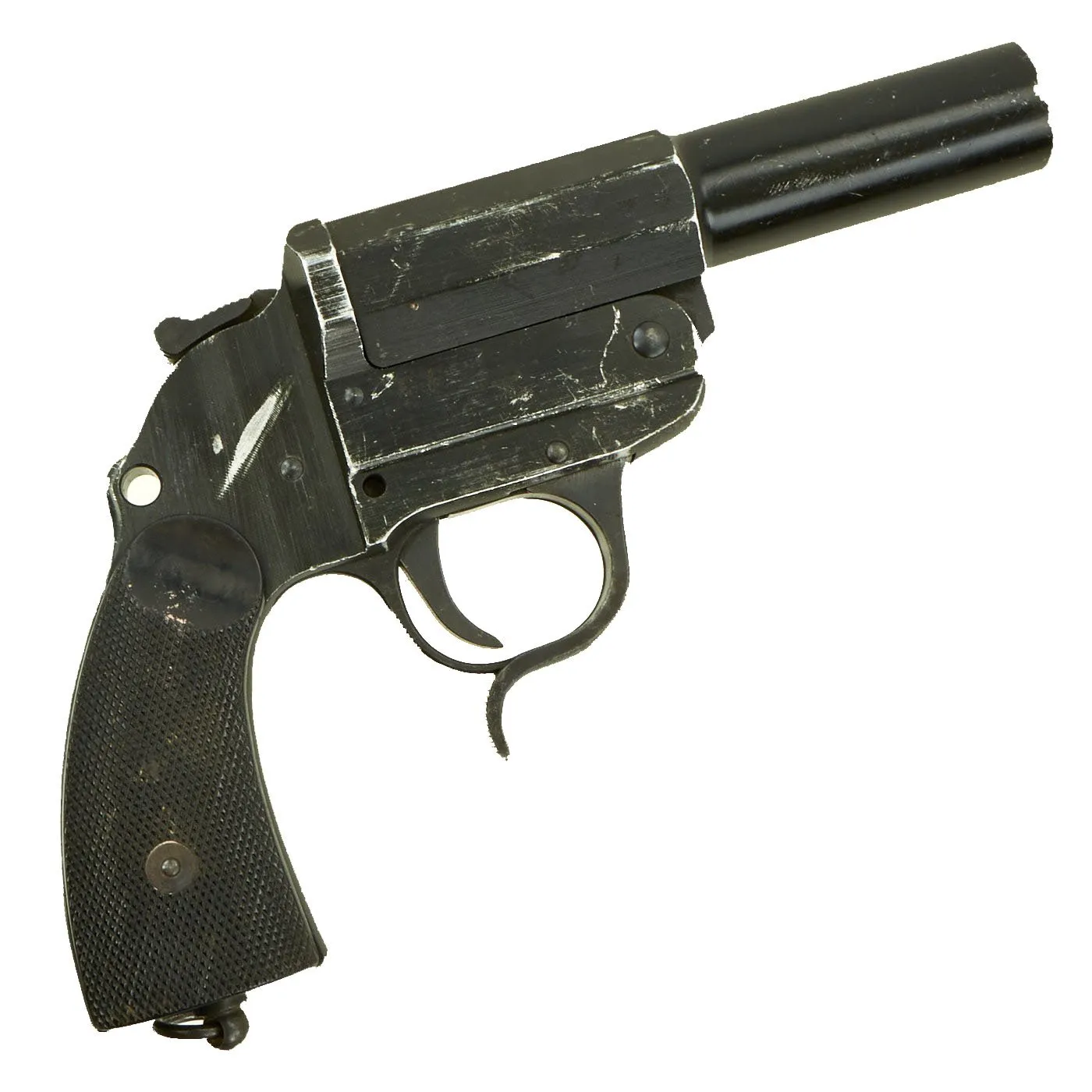 Original German WWII 41 dated Leuchtpistole 34 Heer Signal Flare Pistol by Bernhard Berghaus - Serial 7115b
