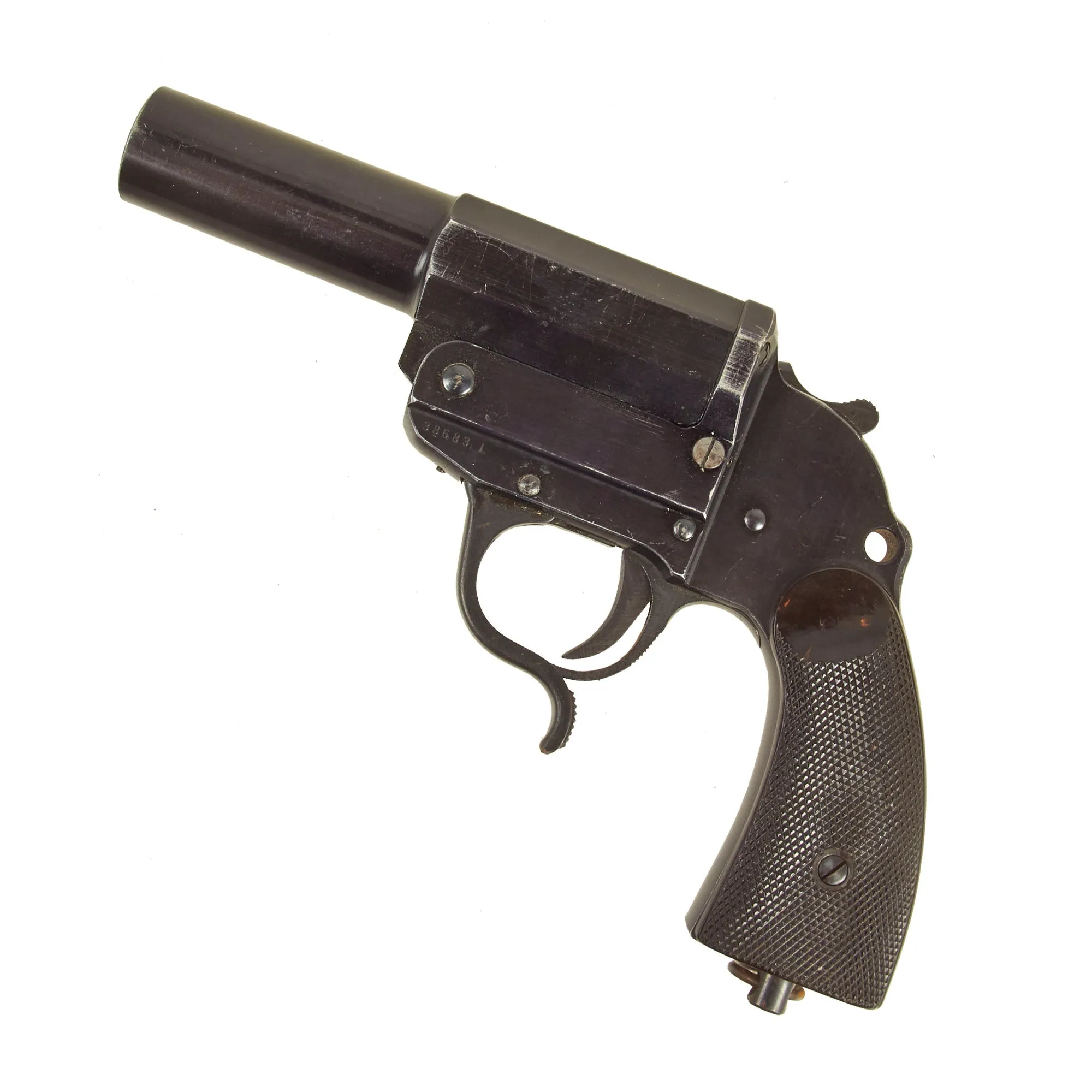 Original German WWII Kriegmarine Issue Walther Model 34 Leuchtpistole LP34 - Serial 38683 L