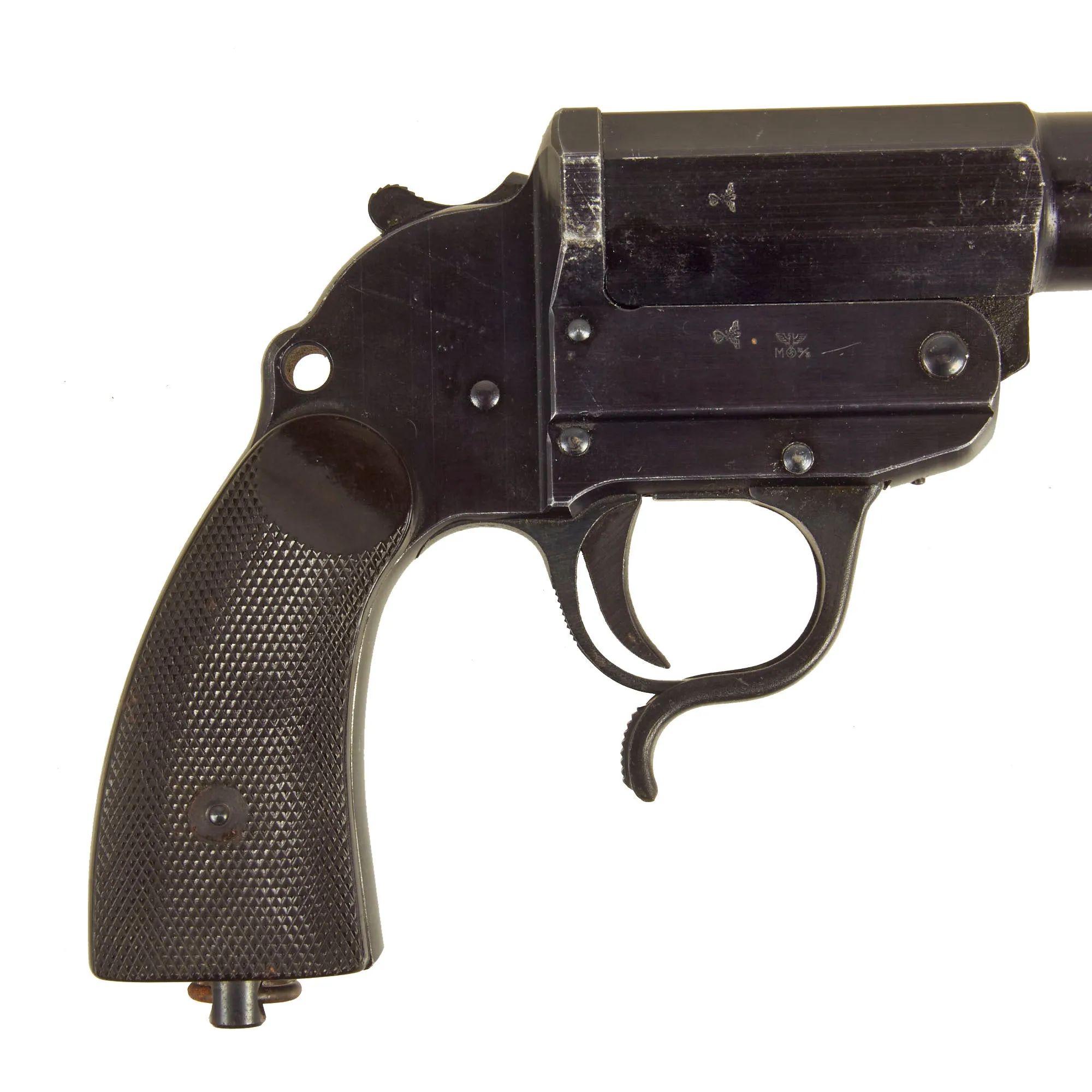 Original German WWII Kriegmarine Issue Walther Model 34 Leuchtpistole LP34 - Serial 38683 L