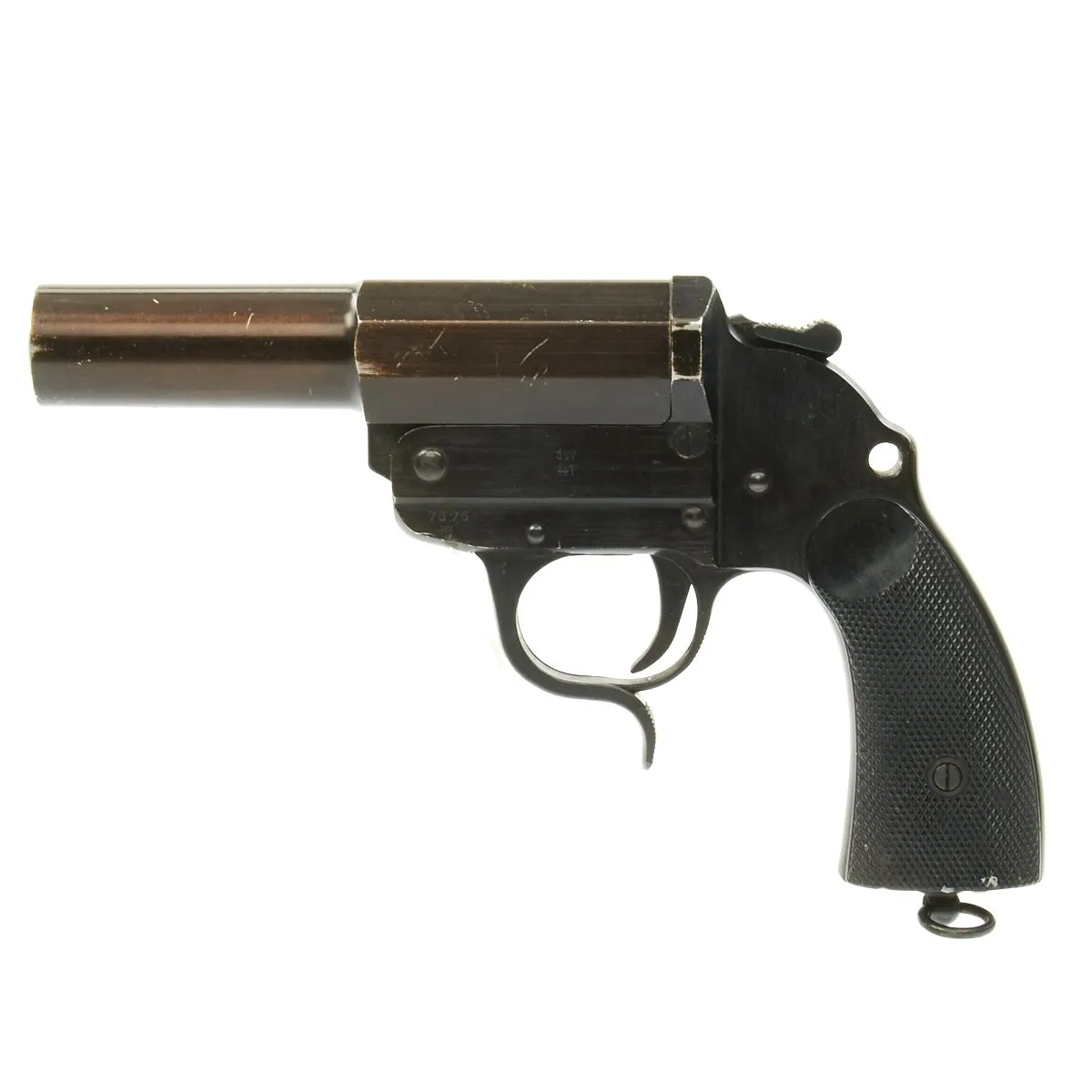 Original German WWII Leuchtpistole 34 Heer Signal Flare Pistol by Bernhard Berghaus - Dated 1941
