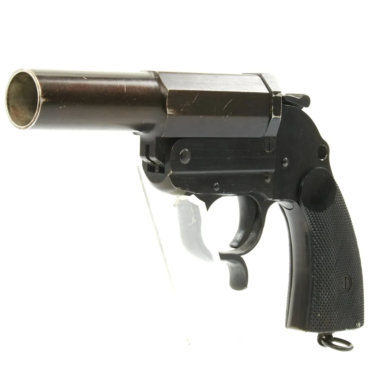 Original German WWII Leuchtpistole 34 Heer Signal Flare Pistol by Bernhard Berghaus - Dated 1941