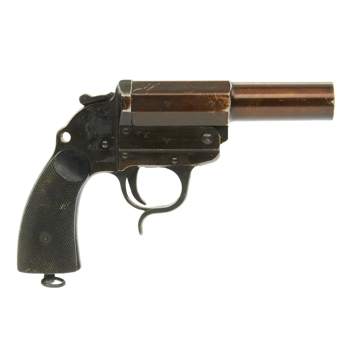 Original German WWII Leuchtpistole 34 Heer Signal Flare Pistol by Bernhard Berghaus - Dated 1941