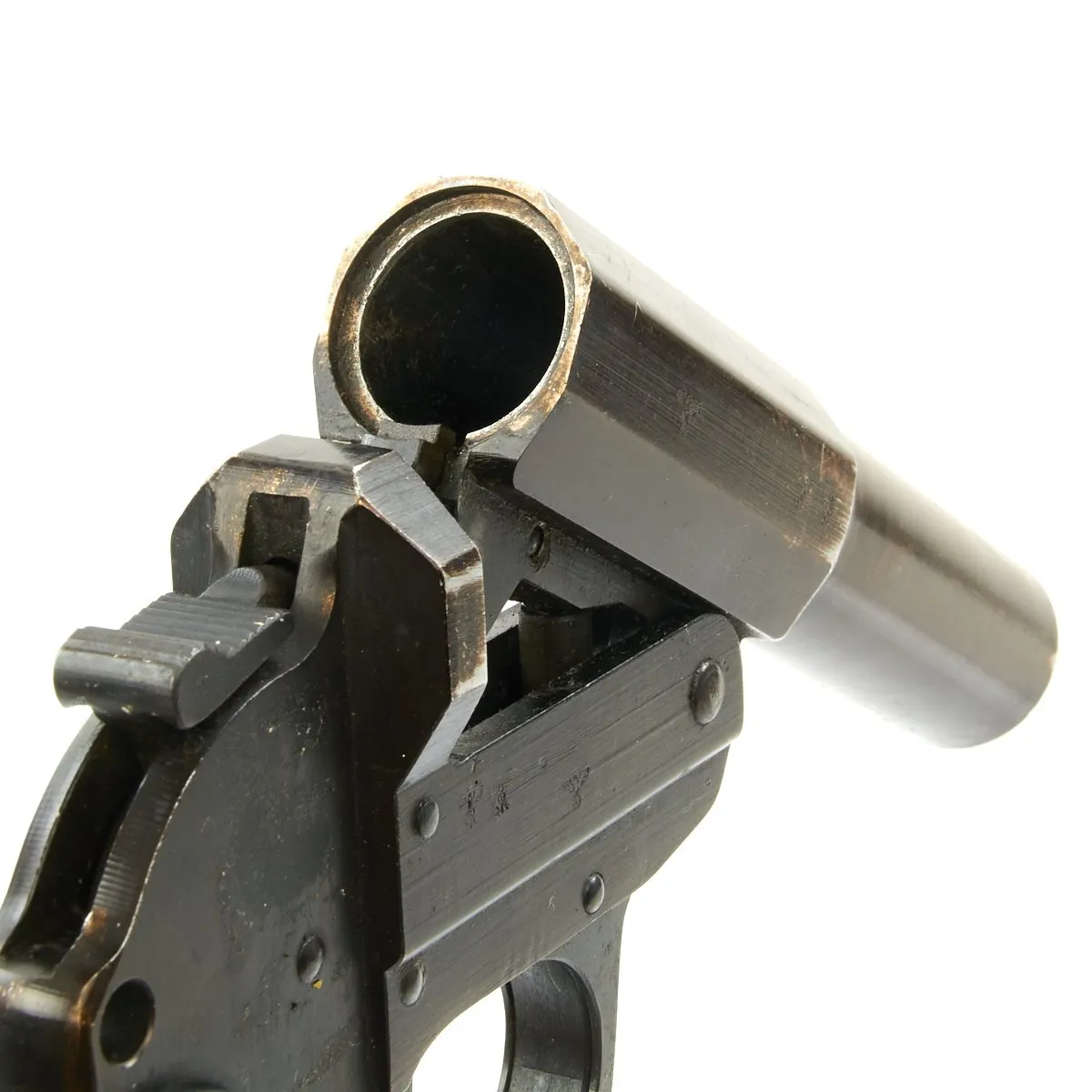 Original German WWII Leuchtpistole 34 Heer Signal Flare Pistol by Bernhard Berghaus - Dated 1941