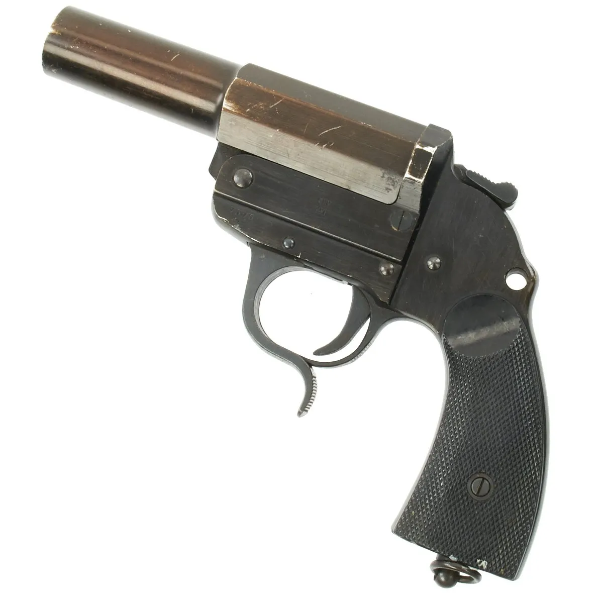 Original German WWII Leuchtpistole 34 Heer Signal Flare Pistol by Bernhard Berghaus - Dated 1941