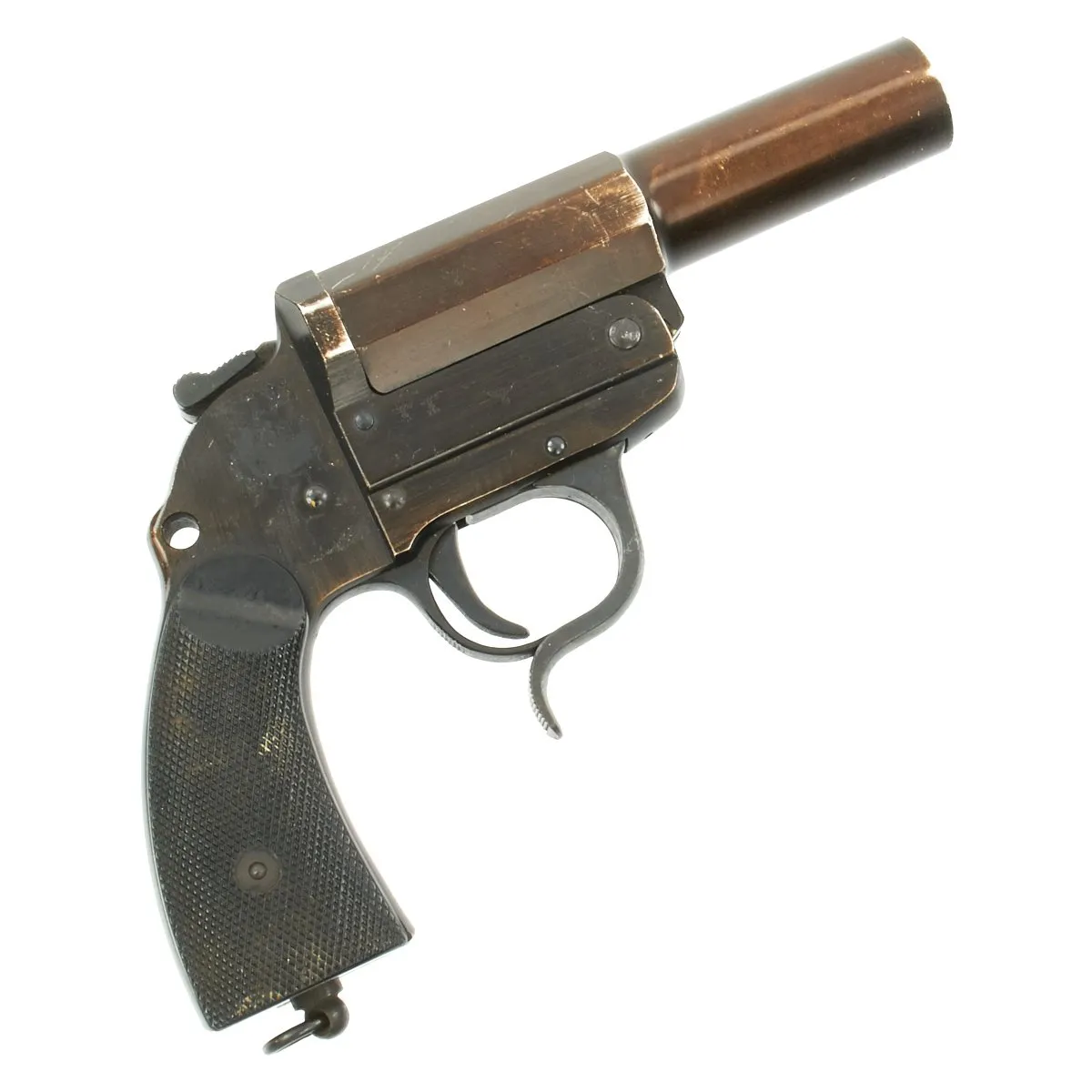 Original German WWII Leuchtpistole 34 Heer Signal Flare Pistol by Bernhard Berghaus - Dated 1941