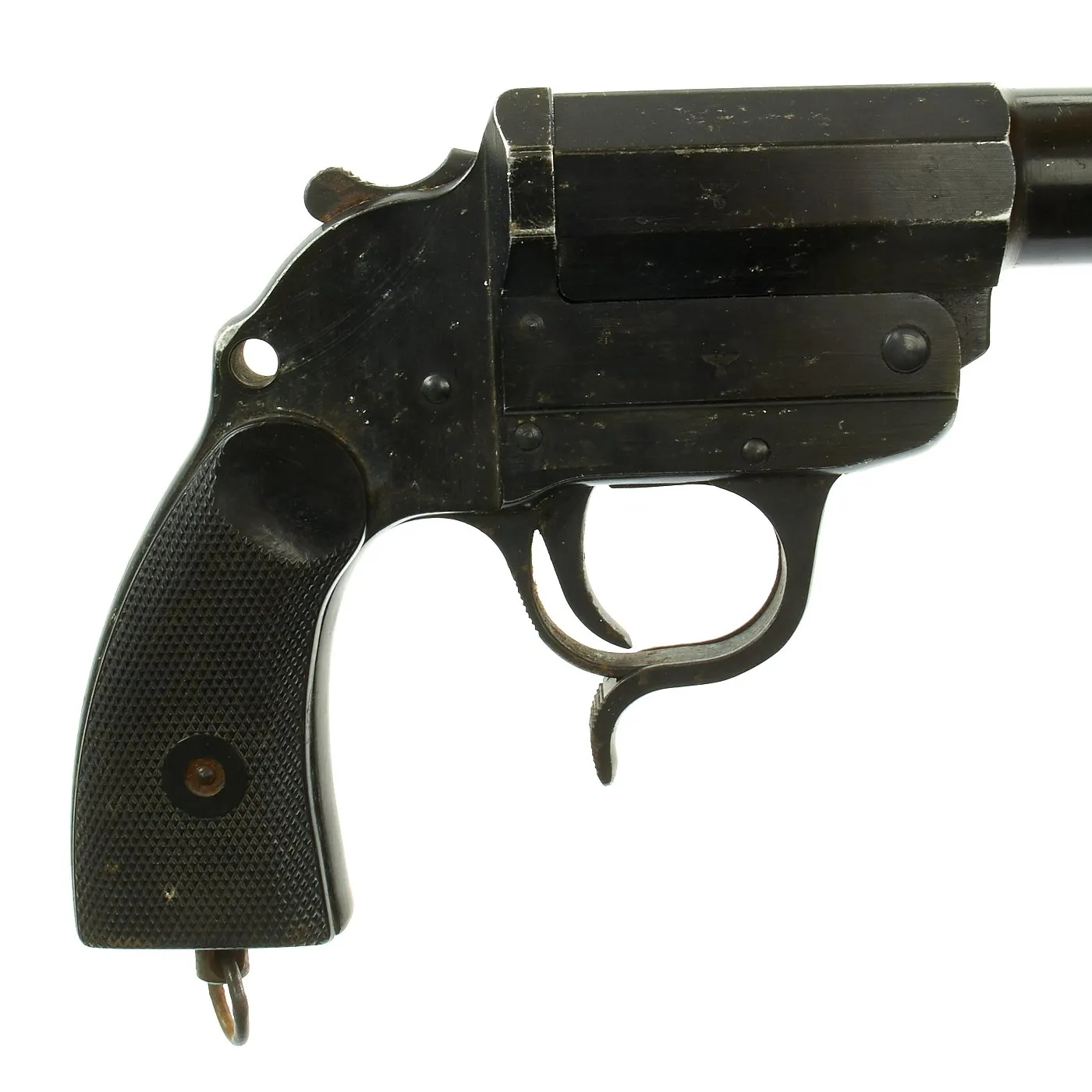 Original German WWII Leuchtpistole 34 Heer Signal Flare Pistol by Bernhard Berghaus - Dated 1942