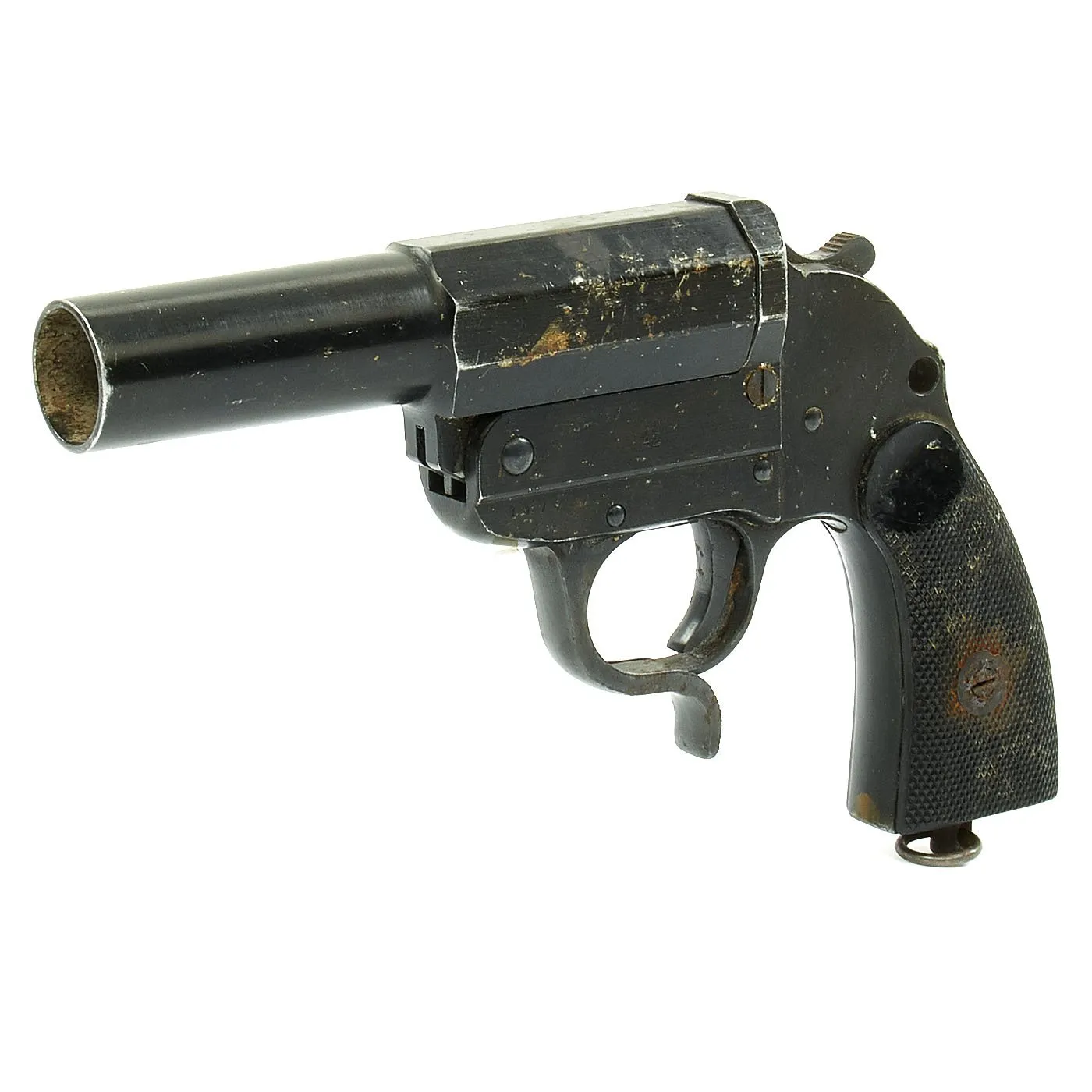 Original German WWII Leuchtpistole 34 Heer Signal Flare Pistol by Bernhard Berghaus - Dated 1942