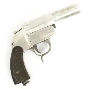 Original German WWII Leuchtpistole 34 Heer Signal Flare Pistol by ERMA-Erfurt - Dated 1937