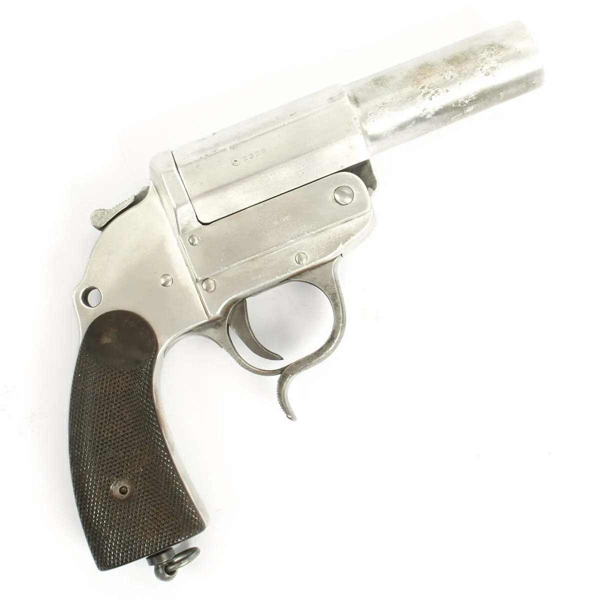 Original German WWII Leuchtpistole 34 Heer Signal Flare Pistol by ERMA-Erfurt - Dated 1937