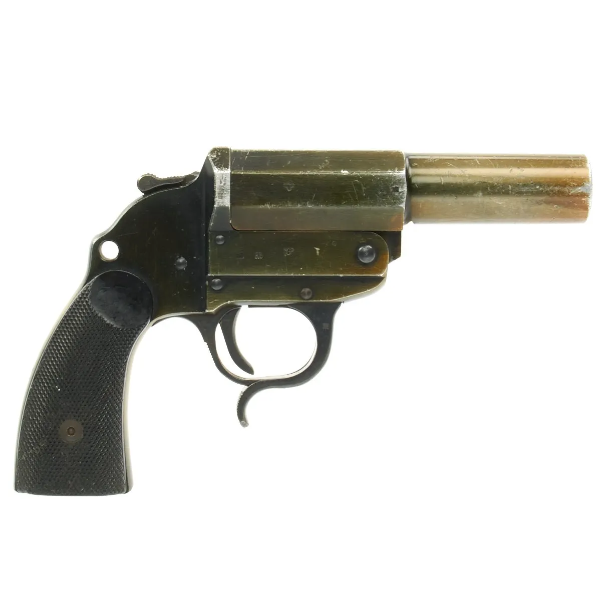 Original German WWII Leuchtpistole 34 Heer Signal Flare Pistol by ERMA-Erfurt - Dated 1940