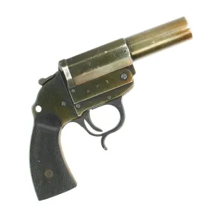 Original German WWII Leuchtpistole 34 Heer Signal Flare Pistol by ERMA-Erfurt - Dated 1940