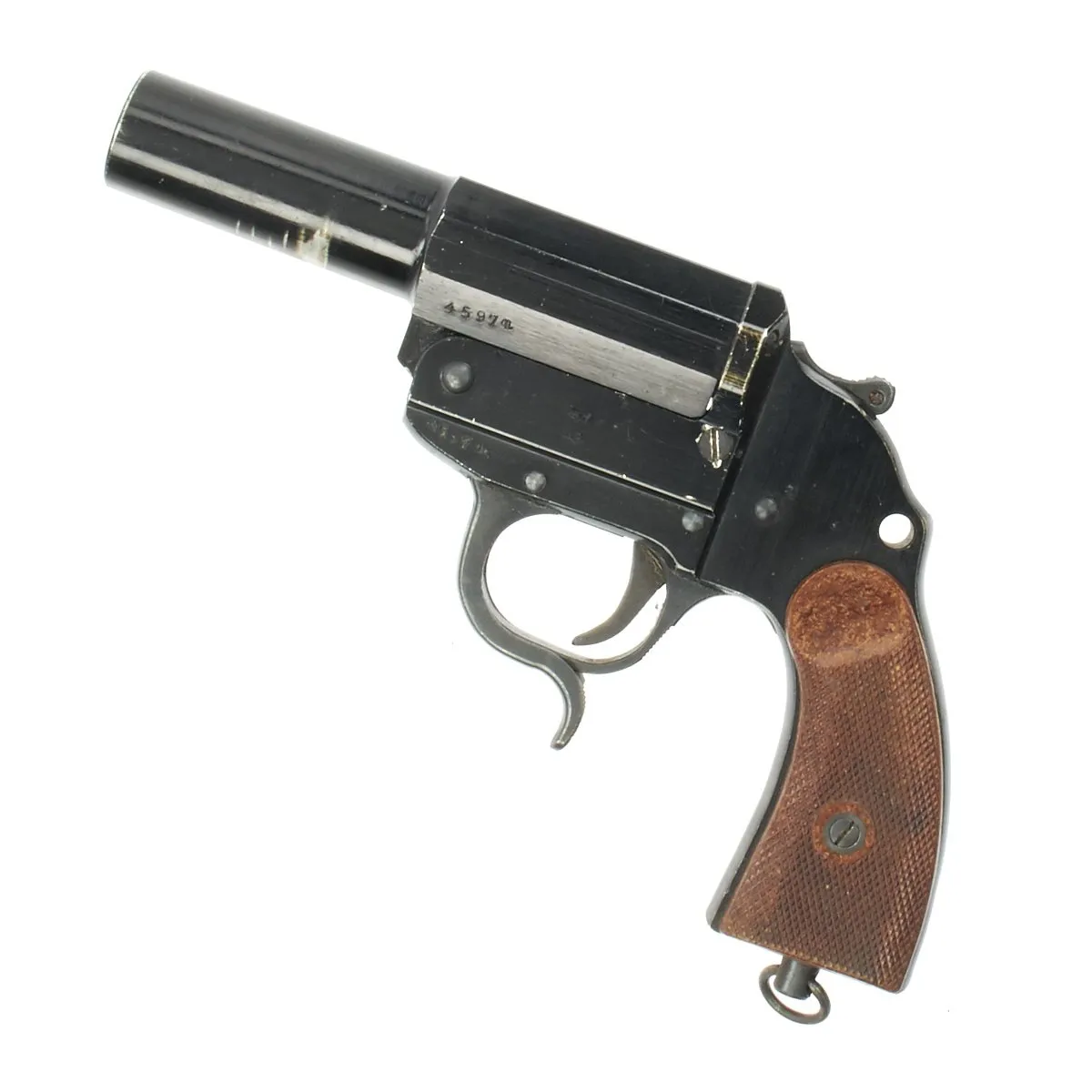 Original German WWII Leuchtpistole 34 Heer Signal Flare Pistol by ERMA-Erfurt - Dated 1943