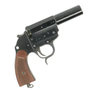 Original German WWII Leuchtpistole 34 Heer Signal Flare Pistol by ERMA-Erfurt - Dated 1943