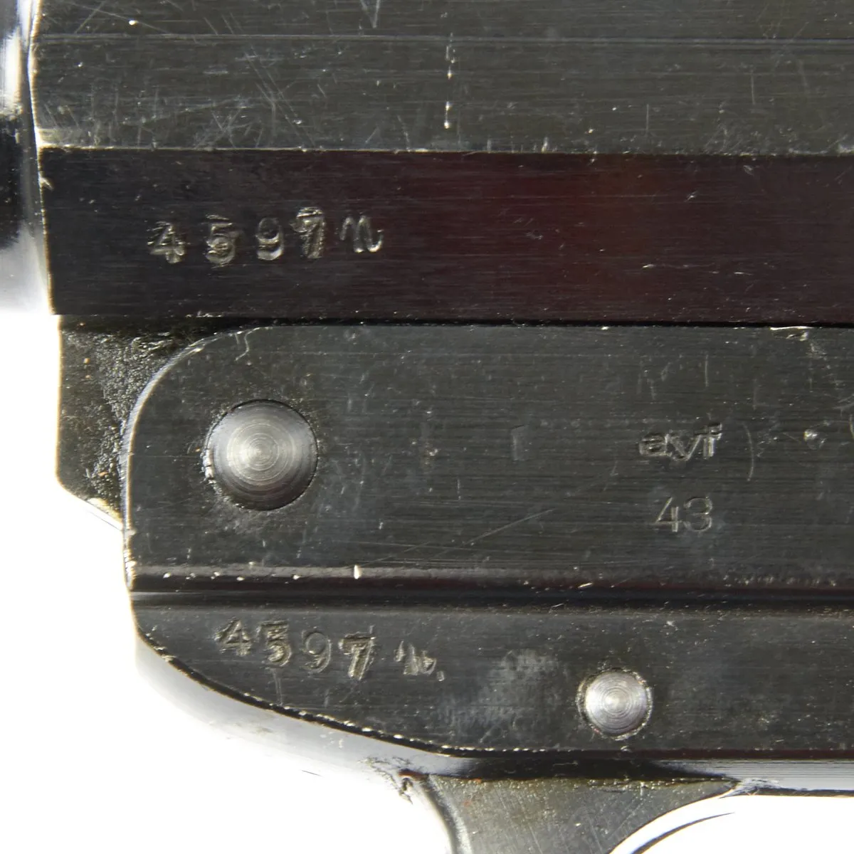 Original German WWII Leuchtpistole 34 Heer Signal Flare Pistol by ERMA-Erfurt - Dated 1943