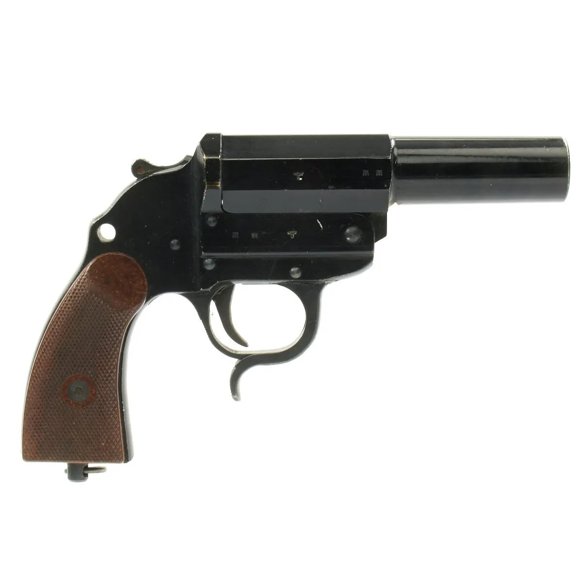Original German WWII Leuchtpistole 34 Heer Signal Flare Pistol by ERMA-Erfurt - Dated 1943