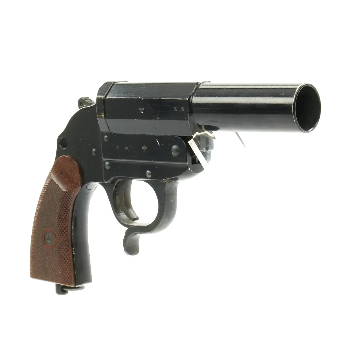 Original German WWII Leuchtpistole 34 Heer Signal Flare Pistol by ERMA-Erfurt - Dated 1943