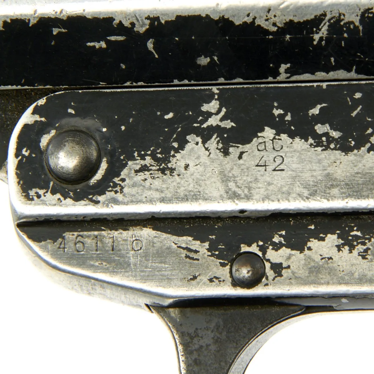 Original German WWII Leuchtpistole 34 Heer Signal Flare Pistol by Walther in British Holster - Dated 1942
