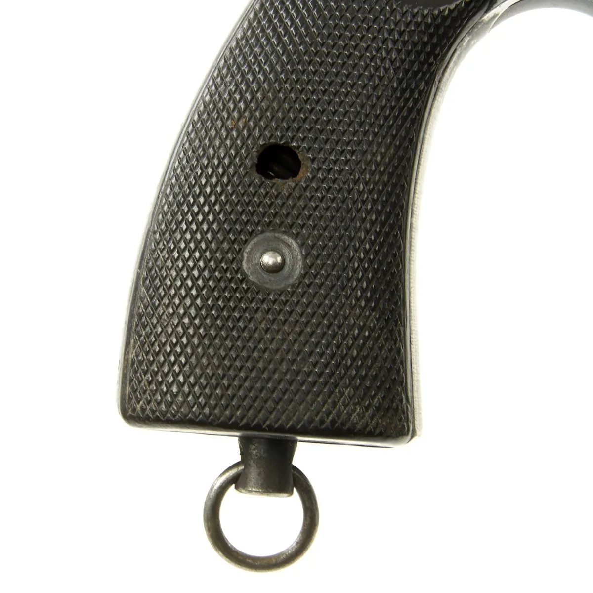 Original German WWII Leuchtpistole 34 Heer Signal Flare Pistol by Walther in British Holster - Dated 1942