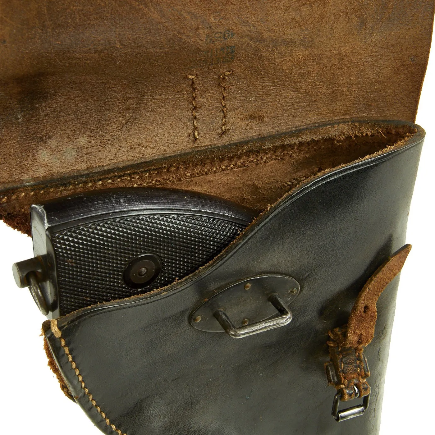 Original German WWII Leuchtpistole 34 Heer Signal Flare Pistol by Walther with Holster - Dated 1943