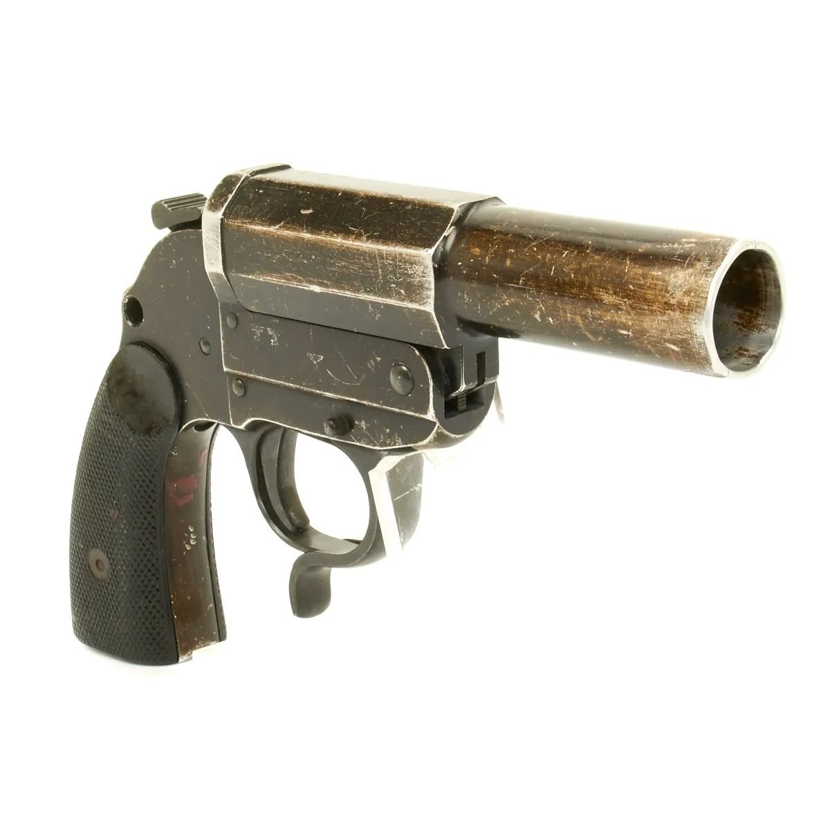 Original German WWII Leuchtpistole 34 Heer Signal Flare Pistol Serial 5730a - Dated 1940