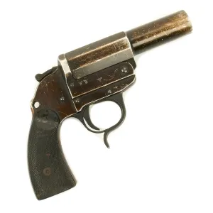 Original German WWII Leuchtpistole 34 Heer Signal Flare Pistol Serial 5730a - Dated 1940
