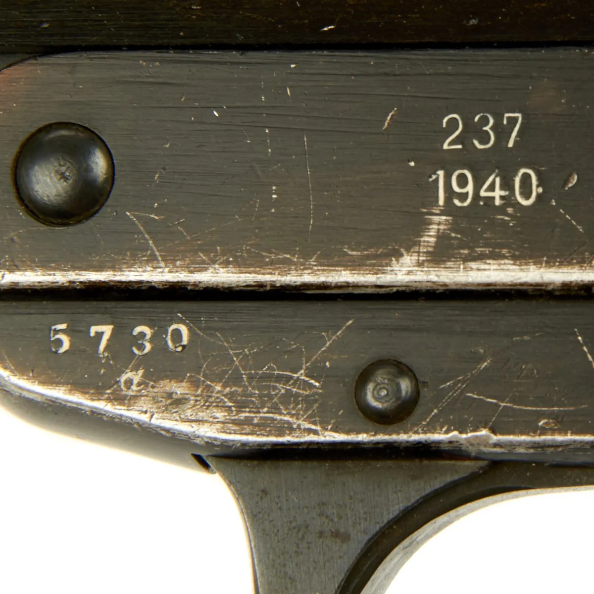 Original German WWII Leuchtpistole 34 Heer Signal Flare Pistol Serial 5730a - Dated 1940