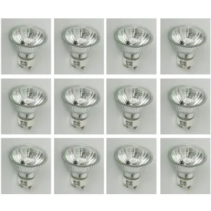 Pack of 12 Halogen 120V Flood Light Bulb GU10 Dimmable 35 Watt Indoor Outdoor