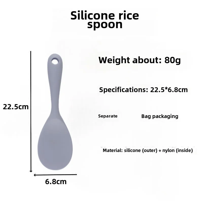 Silicone Non-Stick Kitchen Spoon