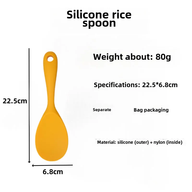 Silicone Non-Stick Kitchen Spoon