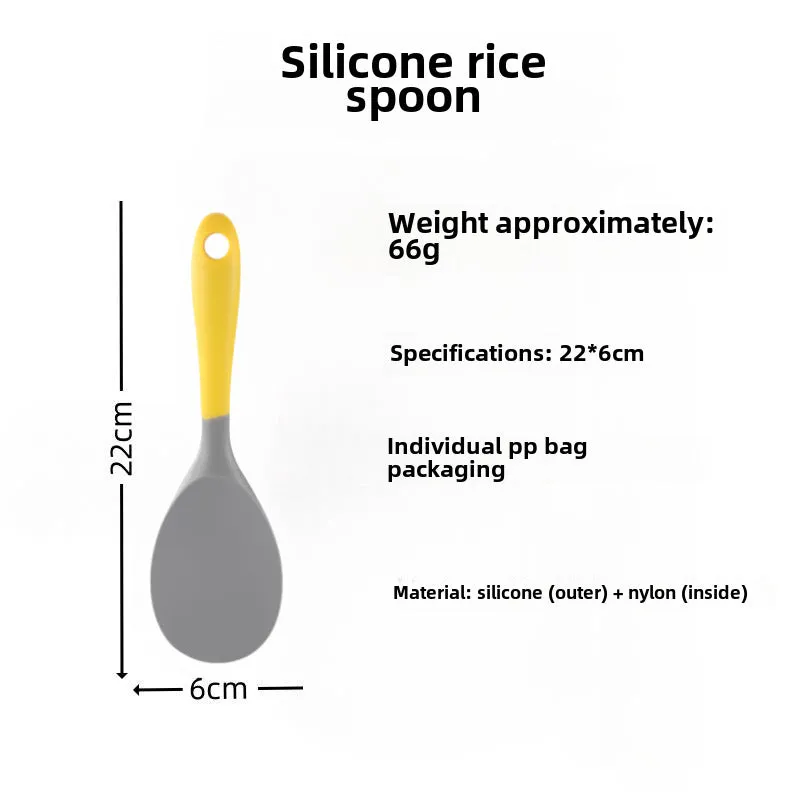 Silicone Non-Stick Kitchen Spoon