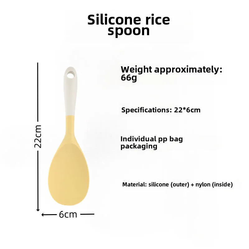 Silicone Non-Stick Kitchen Spoon