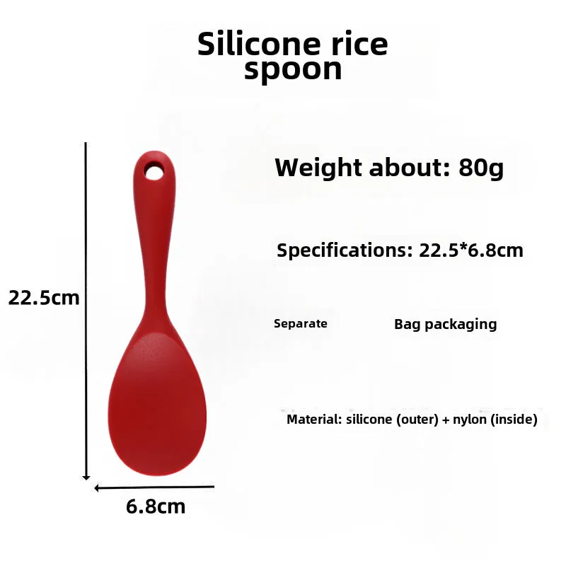 Silicone Non-Stick Kitchen Spoon