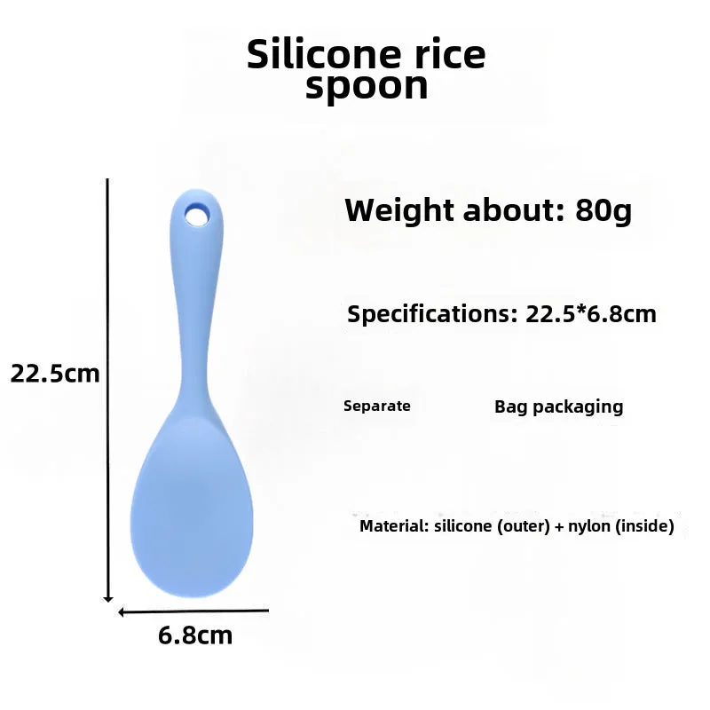 Silicone Non-Stick Kitchen Spoon