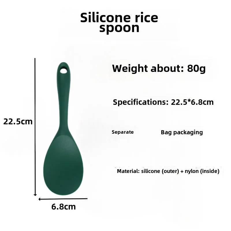 Silicone Non-Stick Kitchen Spoon