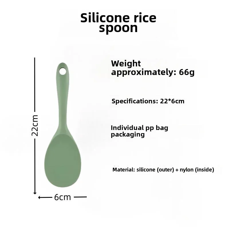 Silicone Non-Stick Kitchen Spoon