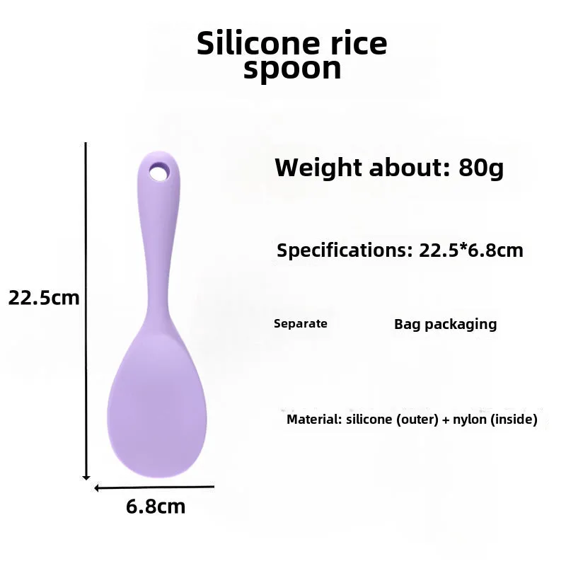 Silicone Non-Stick Kitchen Spoon