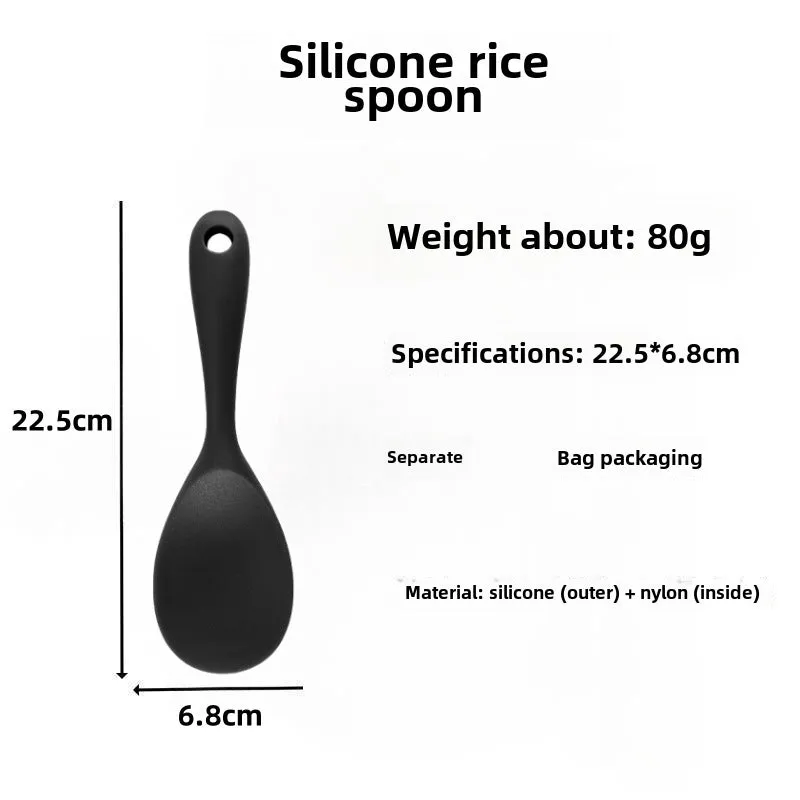 Silicone Non-Stick Kitchen Spoon