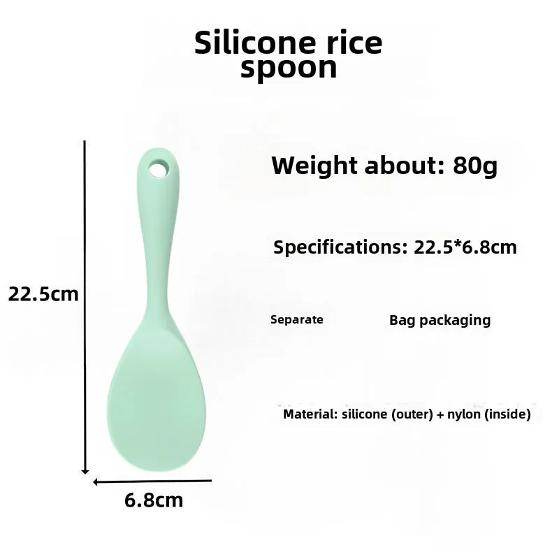 Silicone Non-Stick Kitchen Spoon