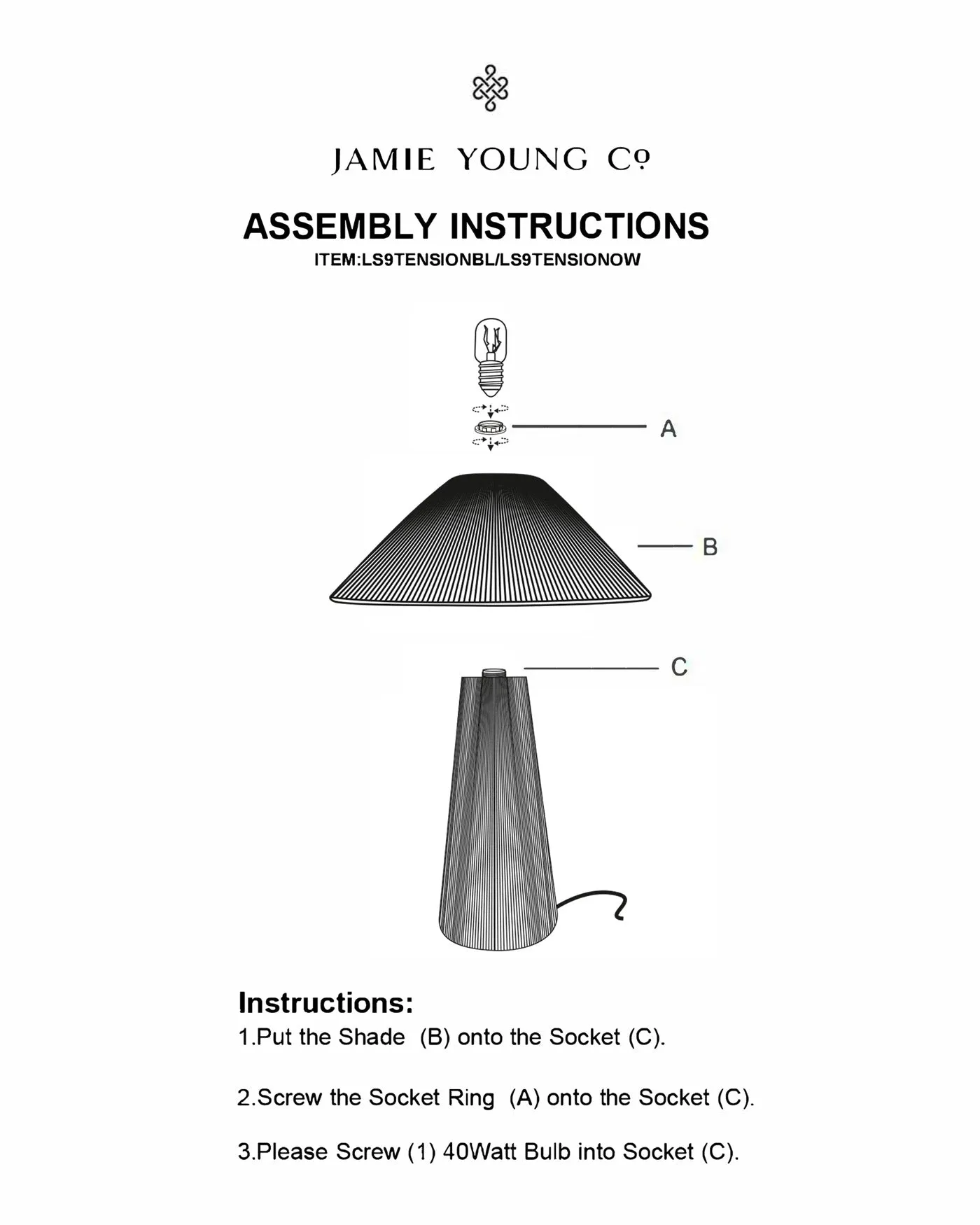Tension Table Lamp