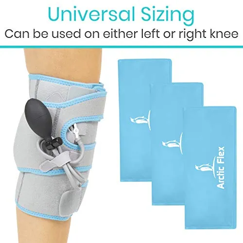 Vive Arctic Flex Cold Compression Knee Wrap (Unisex)