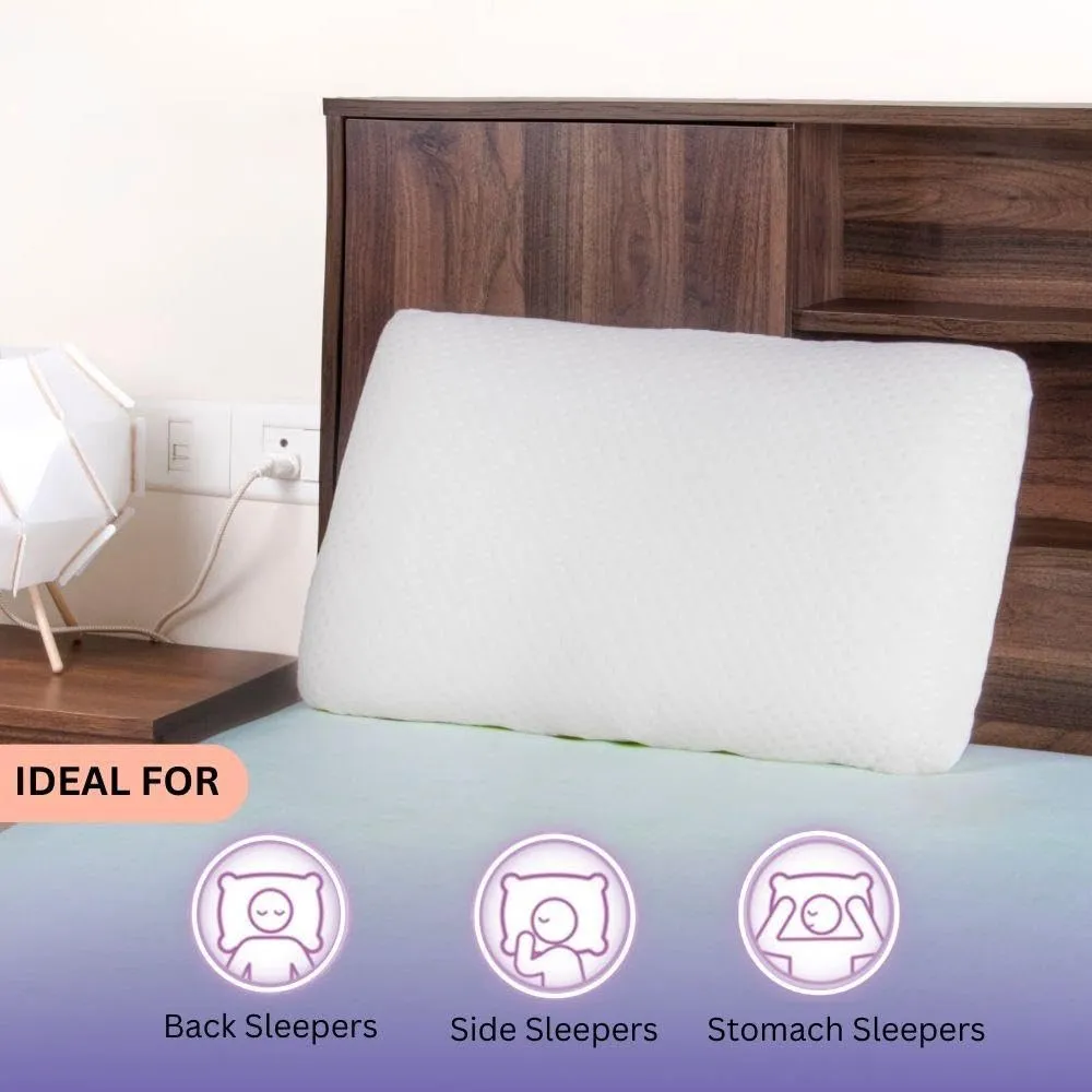 Wakefit Super Soft Large Pillow with Maximum plushness | (White, King Size, Set of 1, Spun Polyester Fabric) 1 Year Warranty