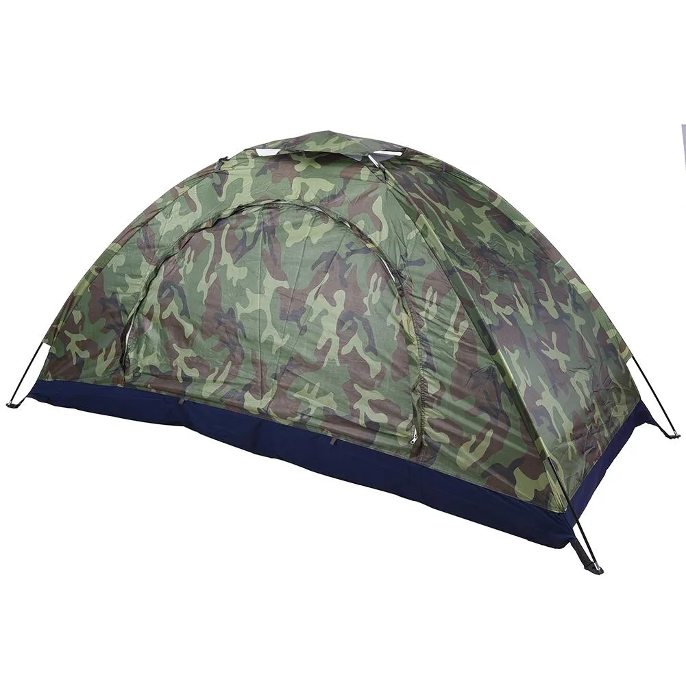 Waterproof Oxford Cloth   Single-layer Single-layer Camouflage Tent Outdoor Camping Portable High Quality For Outdoors Camping