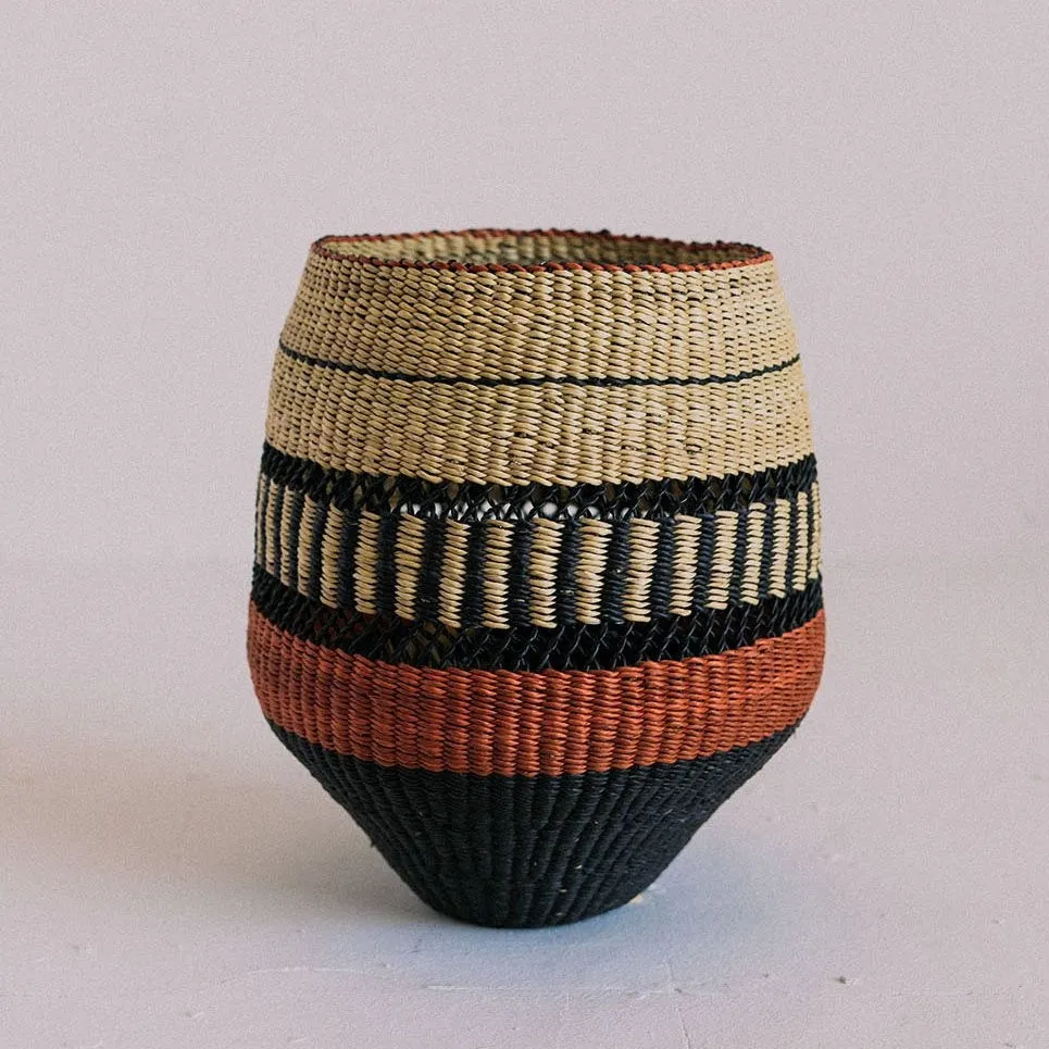 Woven Vase | Pin Stripe | Large