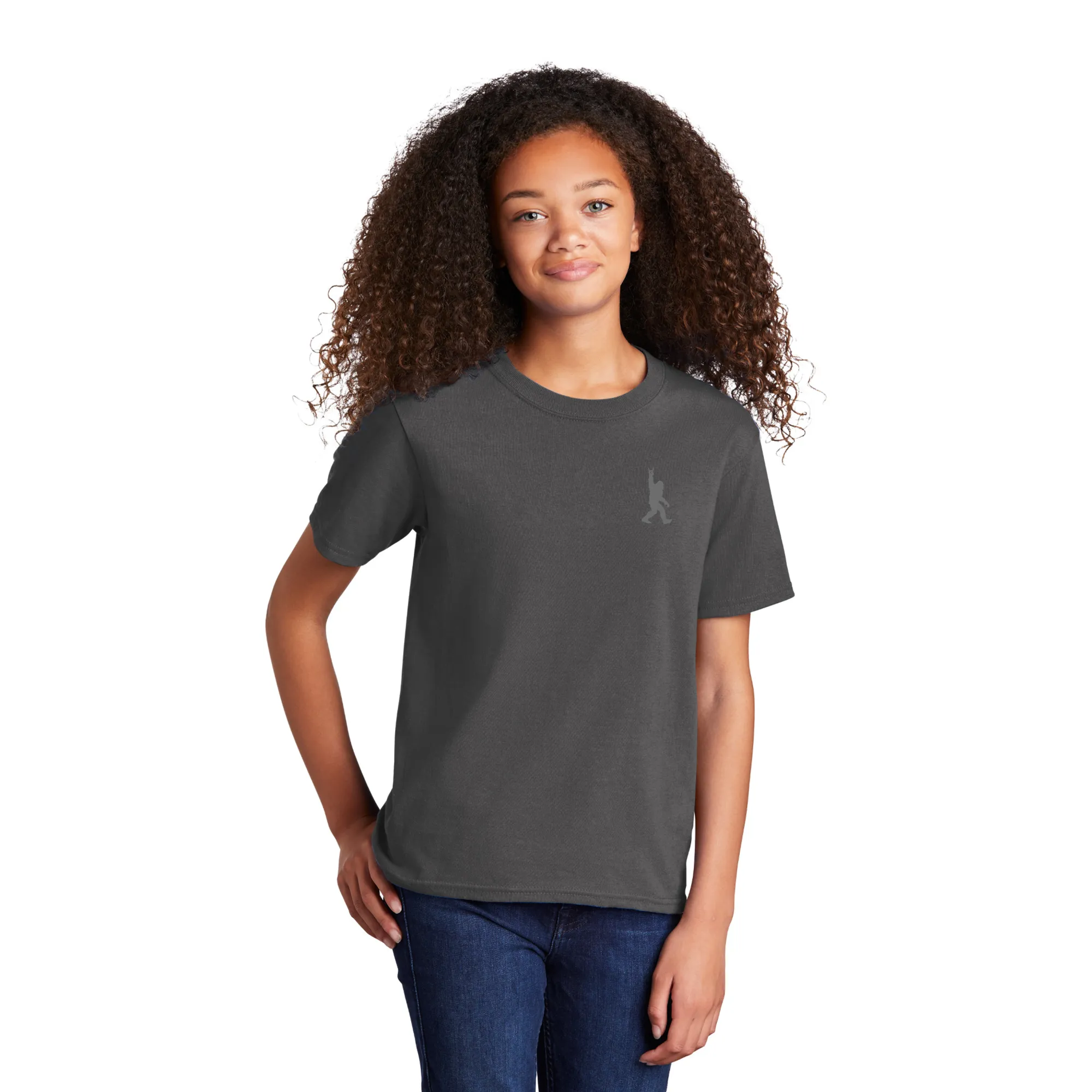 Youth Bigfoot Sasquatch Believe Super Soft Ring Spun 100% Cotton Midweight T-Shirt