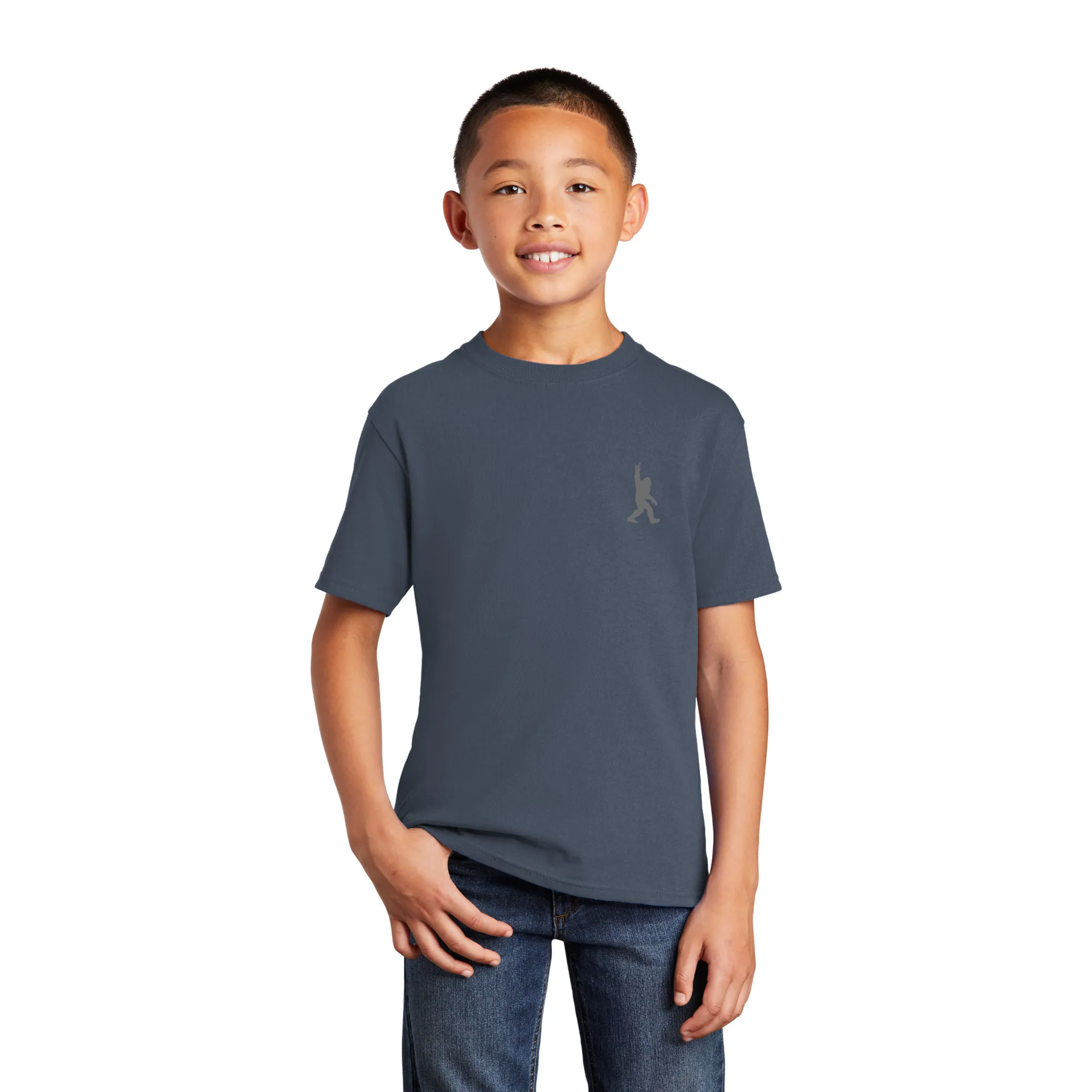Youth Bigfoot Sasquatch Believe Super Soft Ring Spun 100% Cotton Midweight T-Shirt